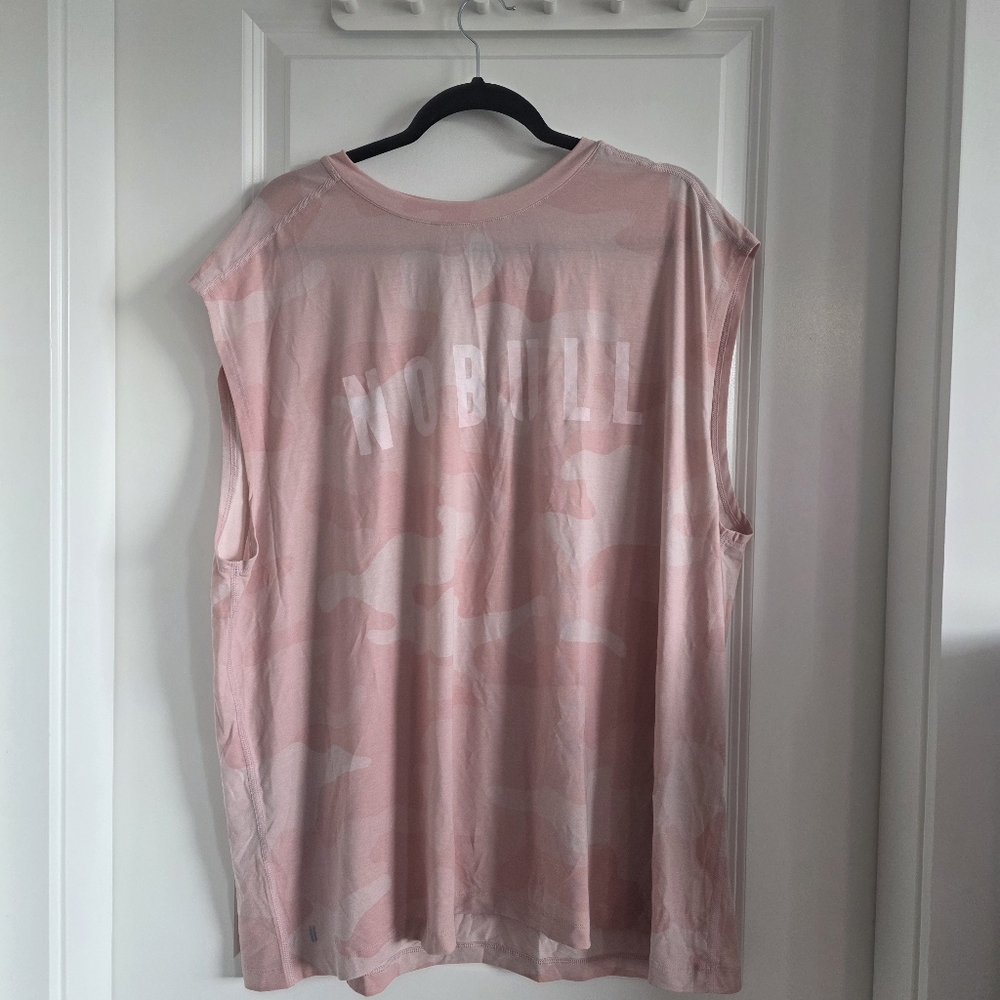 Pink Camo Muscle Tank Top - No Bull. XXXL